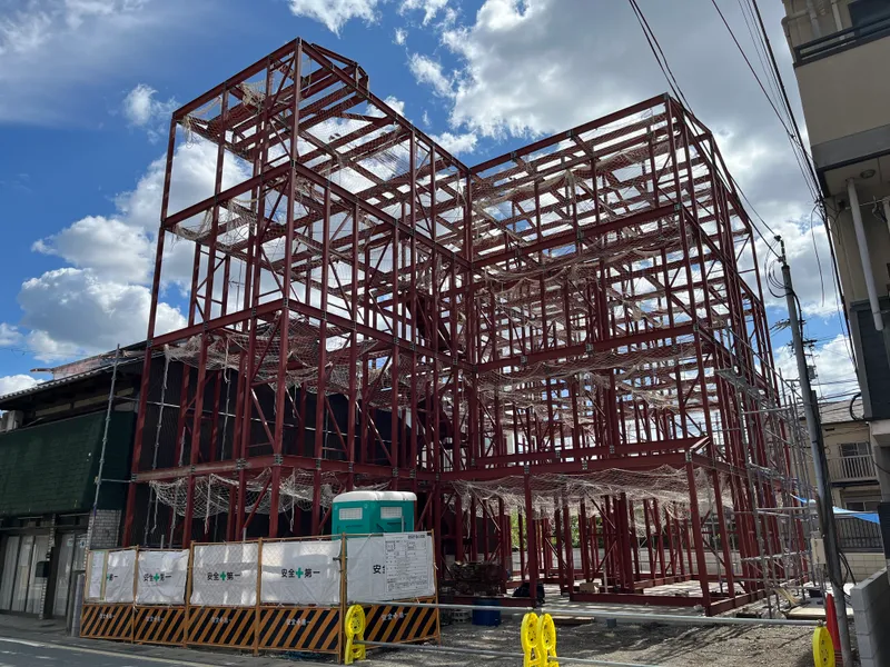 施工現場の外観風景