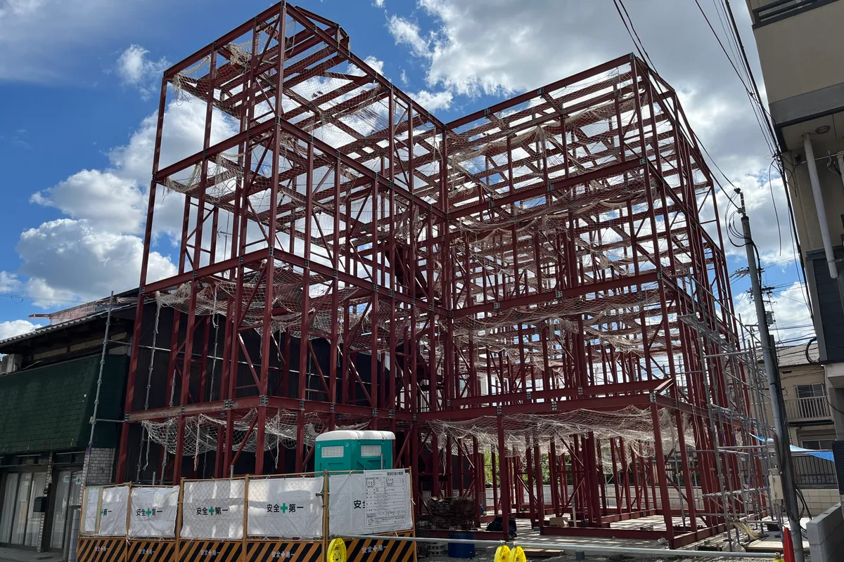 施工現場の外観風景