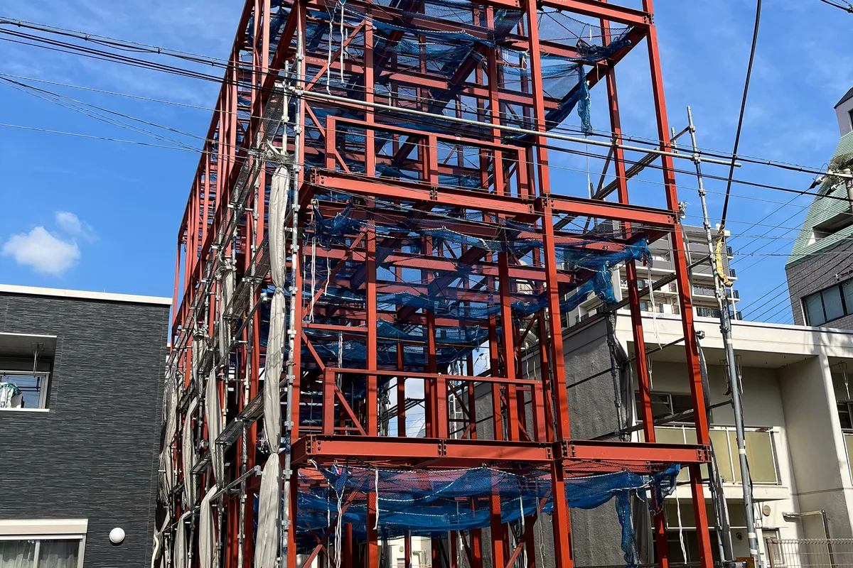 施工現場の外観風景