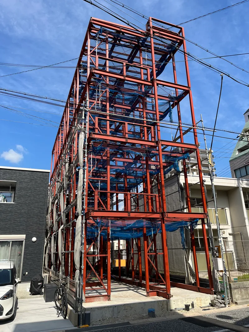 施工現場の外観風景