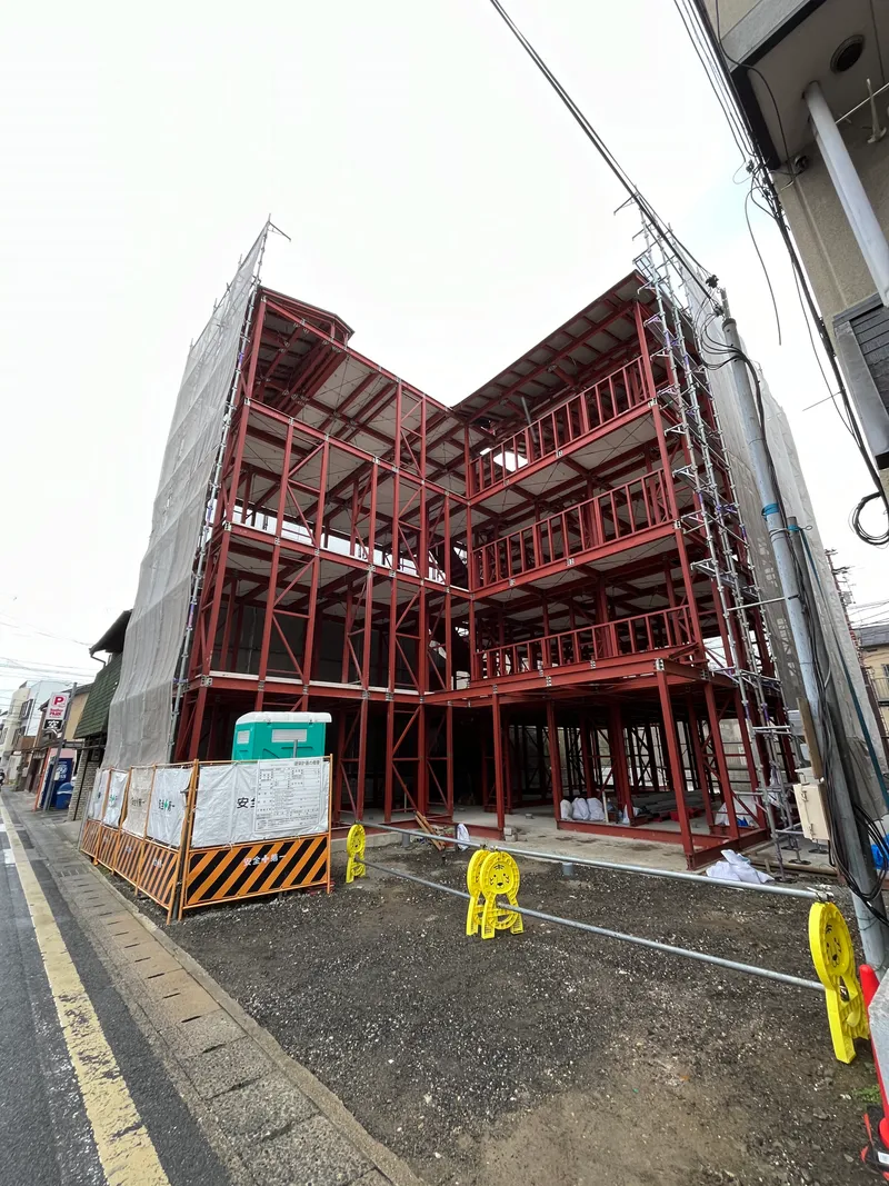 施工現場の外観風景