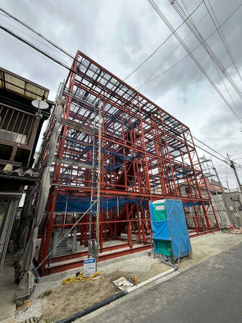 施工現場の外観風景
