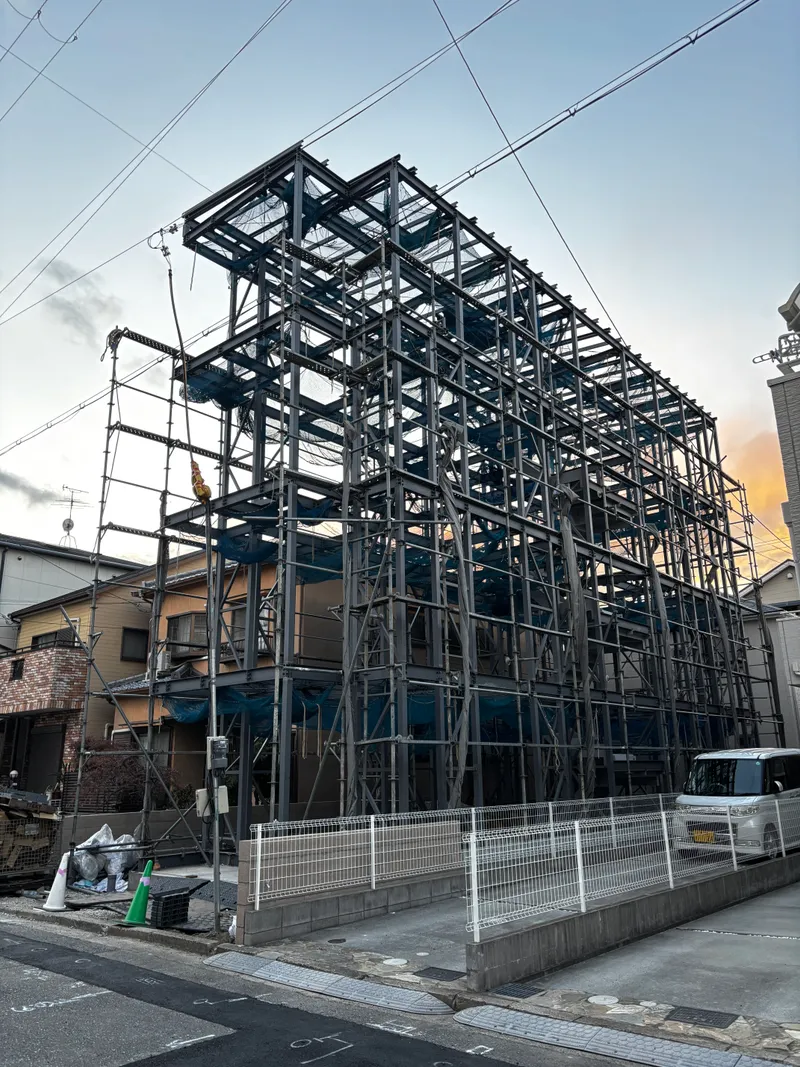 施工現場の外観風景