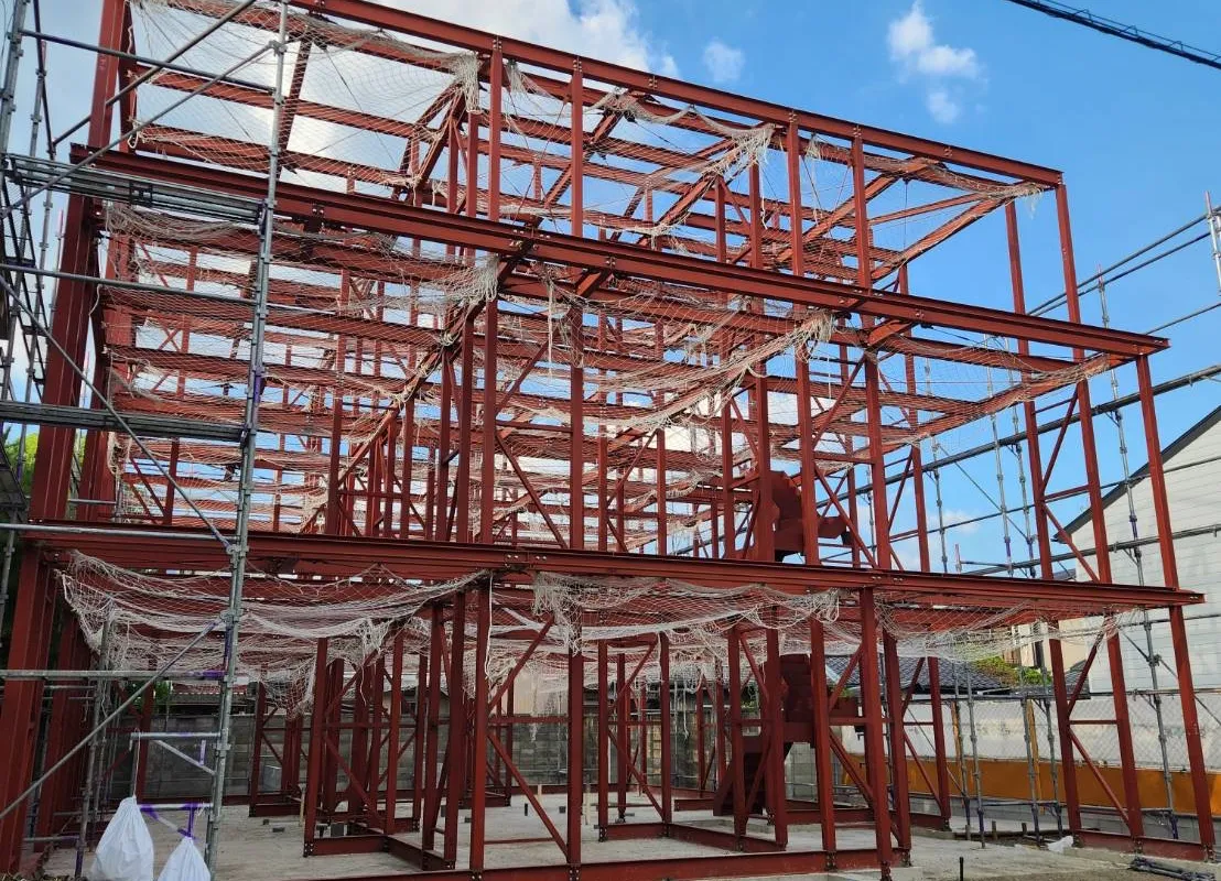 施工現場の外観風景