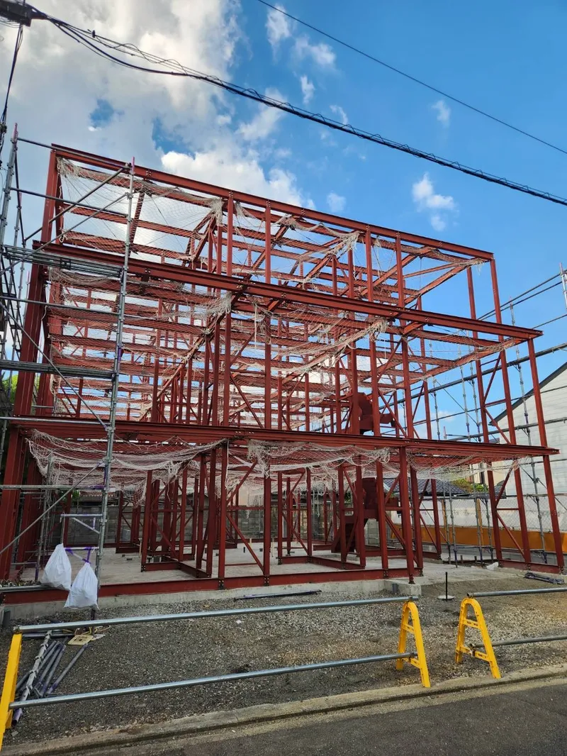 施工現場の外観風景