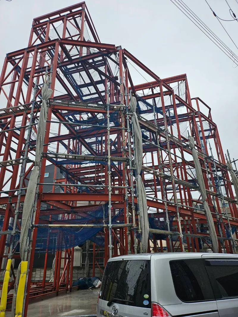 施工現場の外観風景