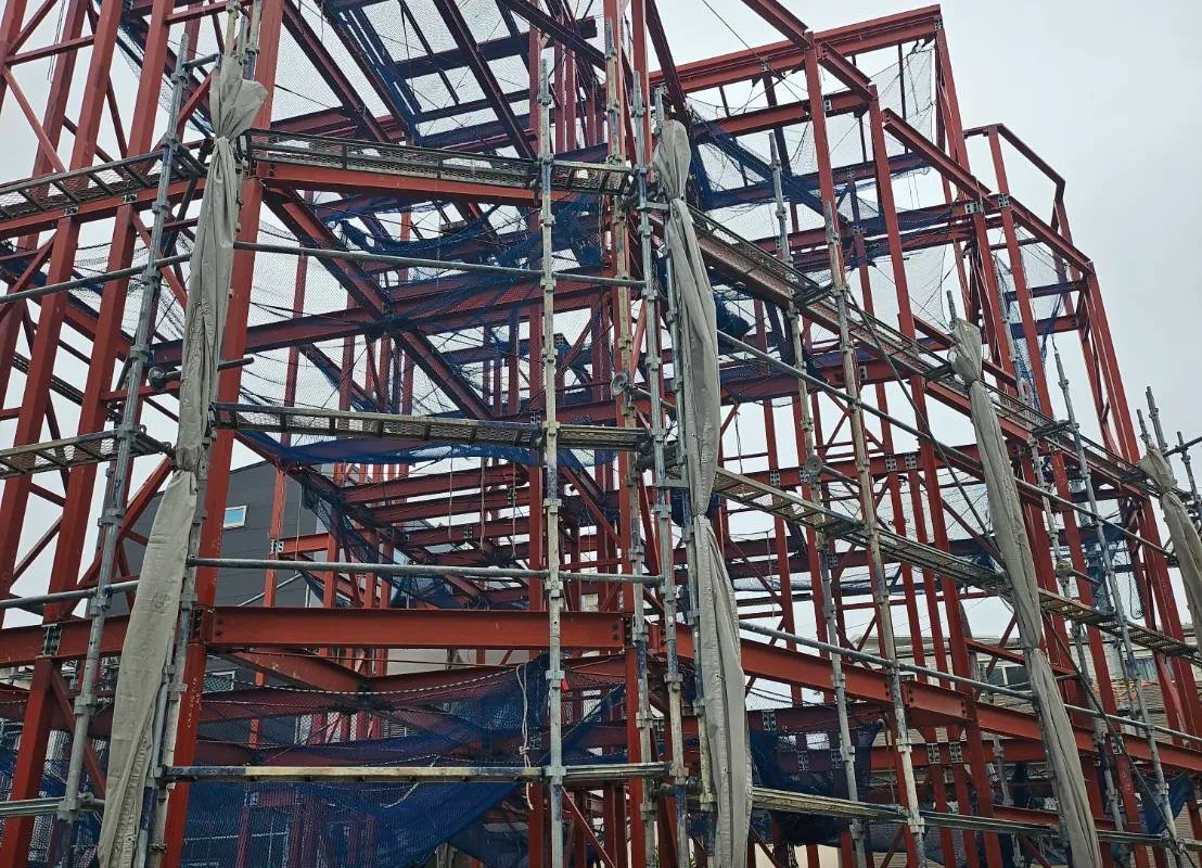 施工現場の外観風景