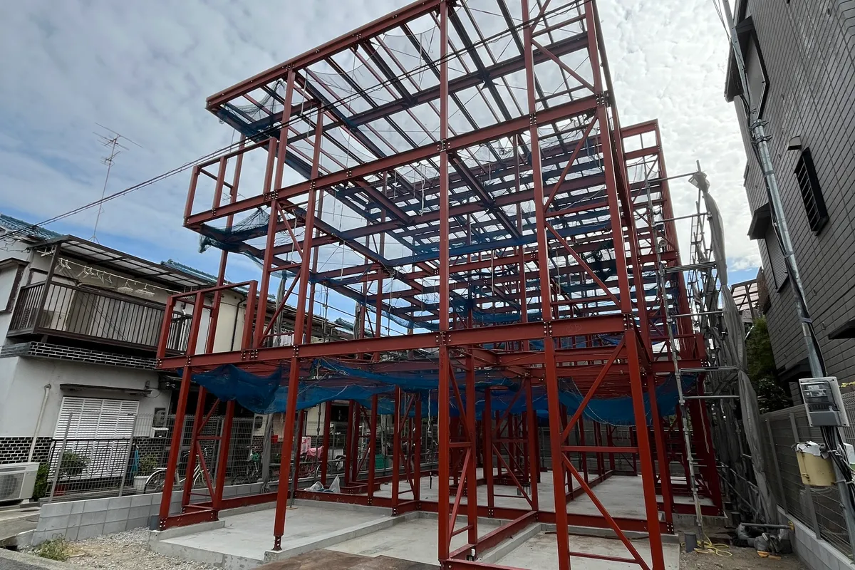 施工現場の外観風景