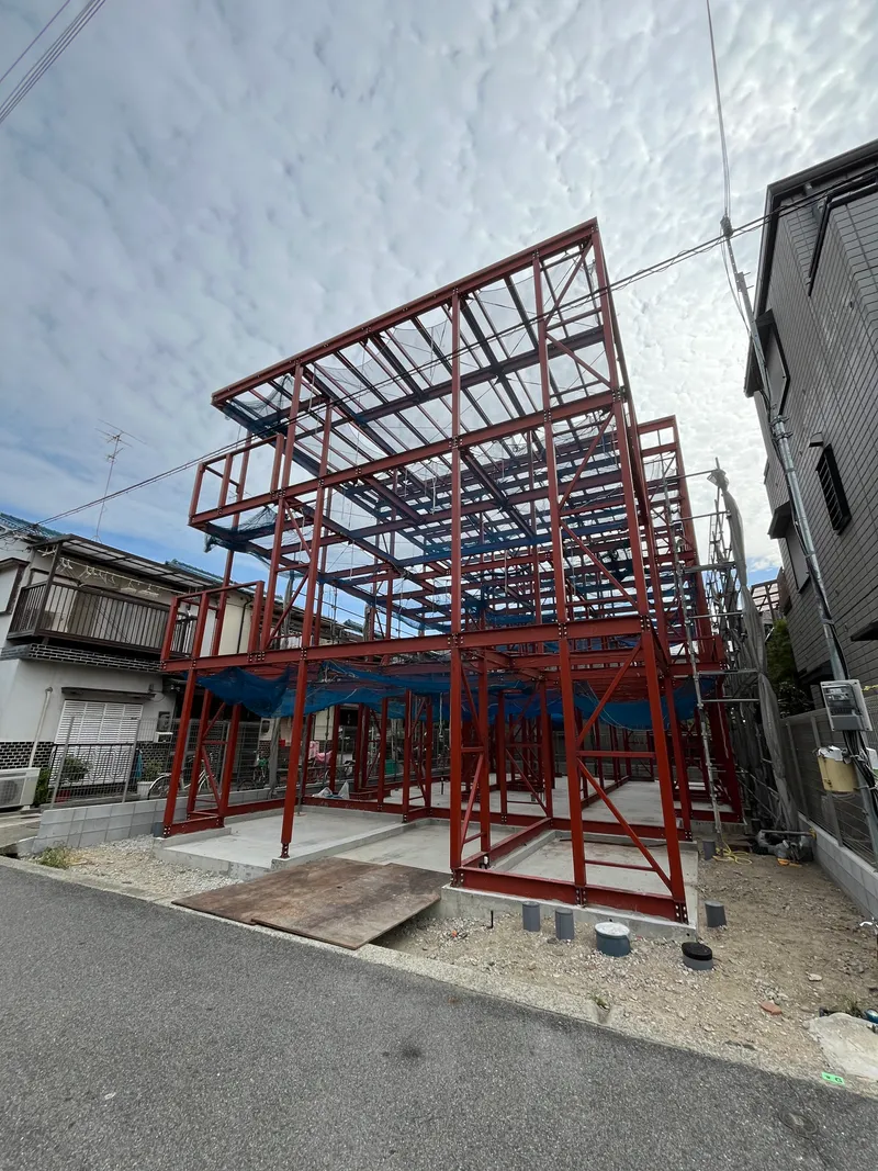 施工現場の外観風景